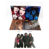 Kiss 1980's Vinyl LP Lot of 5