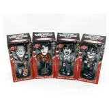 Kiss Full Set of 4 NIB Bobble Dobbles