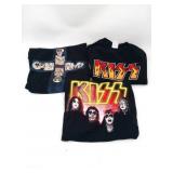 Vintage Kiss Shirts LS Not Dead Yet Used Large