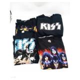 Kiss 2000s Tour Shirt/Sweatshirt Lot of 4