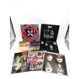 Kiss 1970's Vinyl LP Lot of 8 Original Presses