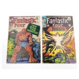 Marvel Comics Fantastic Four #51 #53 Kirby/Lee