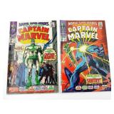 Marvel Super-Heroes #12 + #13/1st Captain Marvel!