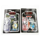 Star Wars Vintage Series VC15 Foil/VC41 ImpTrooper