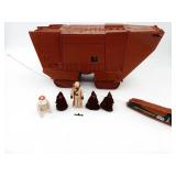 Star Wars Vintage Sandcrawler + Figures/Works