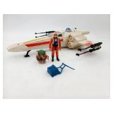 Star Wars Vintage Yoda/Luke + X-Wing Fighter