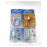 MAC Futurama NIB Action Figure Lot of 4