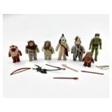 Star Wars Vintage Ewoks + Rebel Commando Figures