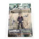 Joe Pantoliano Signed Cypher Matrix Action Figure