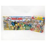 Simpsons Monopoly + Triva Game