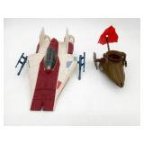 Star Wars Vintage A-Wing + Desert Sail Skiff