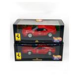 Hot Wheels 1:18 Scale 1984 Ferrari GTO+Testarossa
