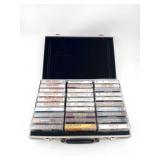 Heavy Metal/Rock Cassette Tapes w/Suitcase Carrier