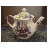 Sadler pansy & violet teapot