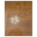 14 karat gold necklace weight to be measured