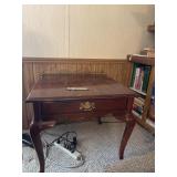 Corner wooden night stand