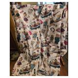 Six 'Scrub' tops and one pair of scrub pants.