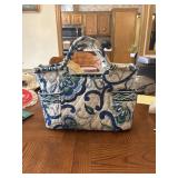 Vera Bradley blue and white purse and wallets