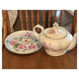 Lefton plate & musical teapot 'Memory' from Cats