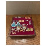 Earrings custom jewelry lot pearls, green,