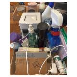 Miscellaneous bathrooms under sink supplies