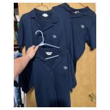 Three Cintas Frito Lay Navy Blue shirts size small