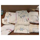 Embroidered doilies different designs