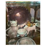 Hey diddle diddle cat tea pot & cow creamer