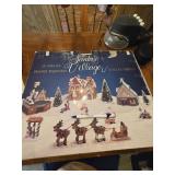 Santa's Village 15-piecd hand painted collectables