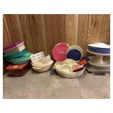 Misc. Tupperware - lids, storage, & mire