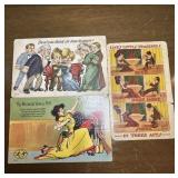 3 funny cartoon postcards from 1908, Valentineï¿½s