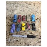 Vintage tootsie toy car lot. Lot A