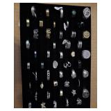 50 rings mixed menï¿½s womenï¿½s, some stainless