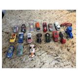 Vintage lot of hot wheels & matchbox cars.