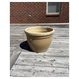 Large ceramic flower pot & 2 small Flower Pots