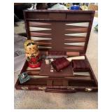 Backgammon set, Nesting Doll, doll armadillo