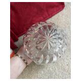 Gorham? Leaded glass pitcher