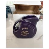 Fiestaware Plumb mini disc pitcher intro. 2001
