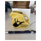 Fiestaware mini disc pitcher sunflower yellow