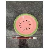 Fiesta discontinued watermelon sauce/fruit bowl -