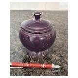 Fiesta discontinued plum sugar dish - NOS