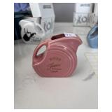 1986 fiesta introduced rose mini pitcher