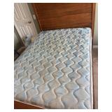 Full-size mattress and boxspring, not wooden bed