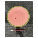 Fiesta discontinued watermelon 9' luncheon plate