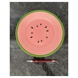Fiesta discontinued watermelon 9' luncheon plate