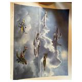 WJ Reynolds print Air Force jets - slight damage