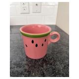 Fiesta discontinued watermelon keyhole mug