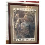 25'x34ï¿½ framed Norman Rockwell print - save