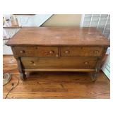 Tiger oak washstand dresser victorian