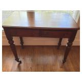 Library table on wheels